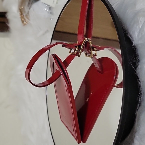 NIB Rare Patent Louis Vuitton Luggage Name Tag - Picture 3 of 7